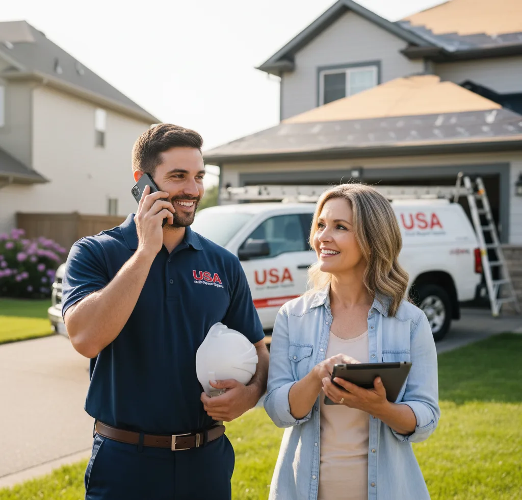 USA Roof Repair Experts customer support in Grantham
